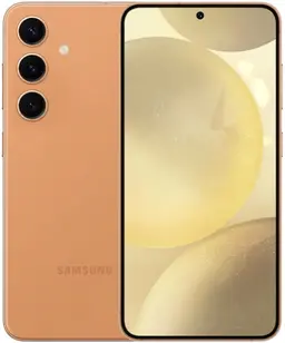 Galaxy S24 in Sandstone Orange