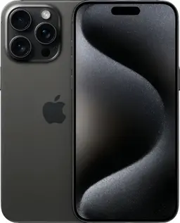 iPhone 15 Pro Max in Black Titanium
