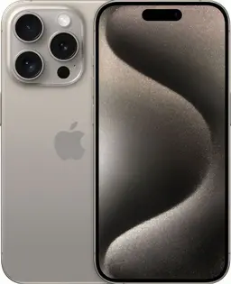 iPhone 15 Pro in Natural Titanium