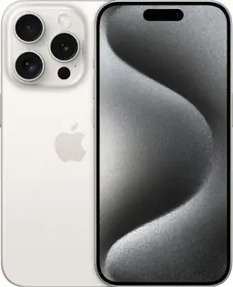 iPhone 15 Pro in White Titanium